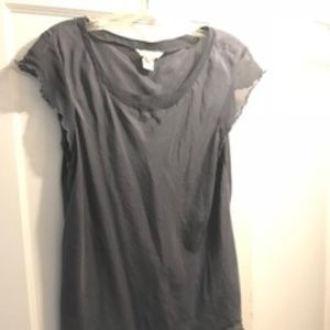 Sundance blue/grey sheer top